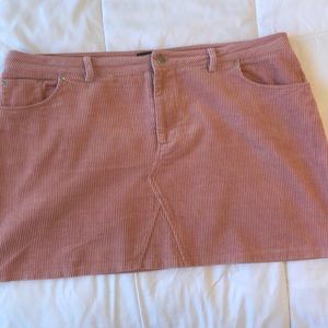 FOREVER 21 Corduroy Blush Skirt